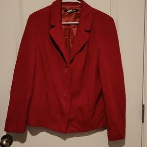 Vintage Briggs New York red cardigan